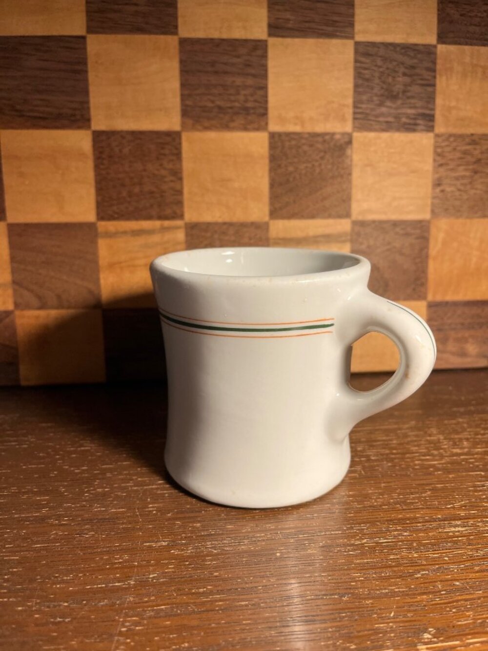 Three Stripe Syracuse Restaurant Ware Coffee Mug A336, some wear